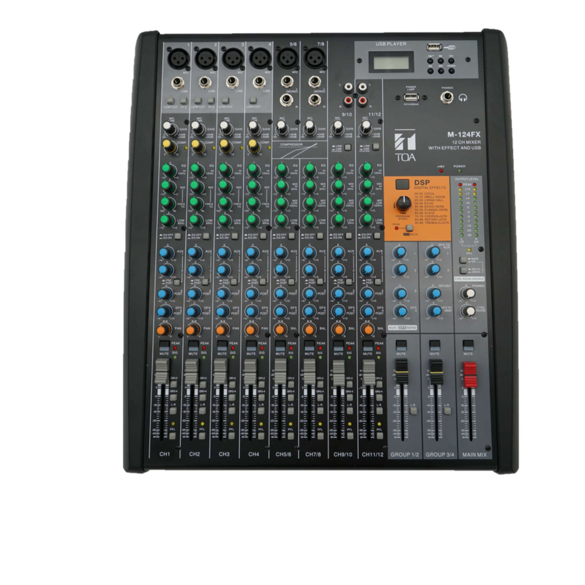 TOA M-124FX-EB mixer