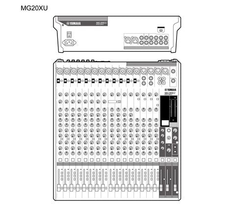 Yamaha MG20XU mixer