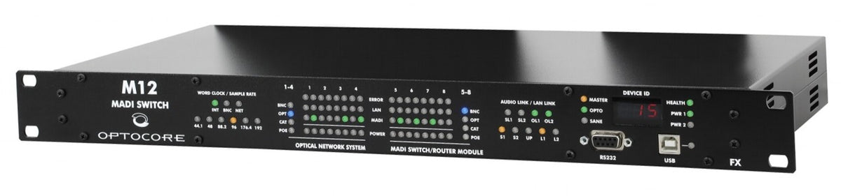 Optocore M12-OPT MADI-ruter