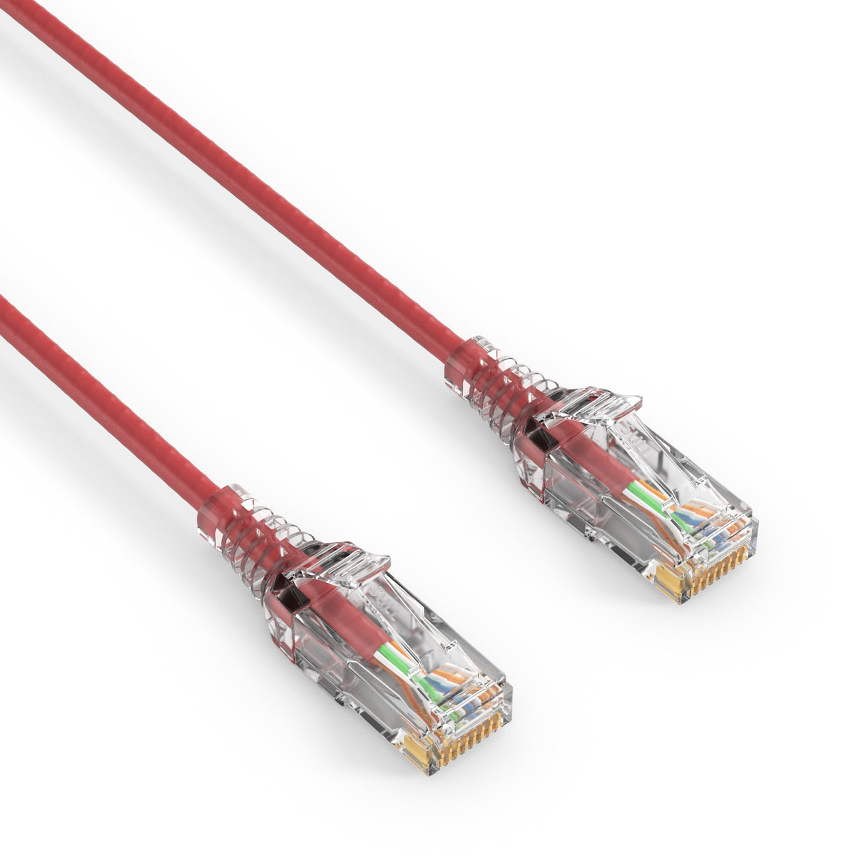 Kabel CAT 6 Patchekabel SLIM - UTP - LSOH 1m Rød
