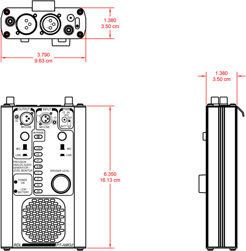 RDL PT-AMG2 audiogenerator DSP