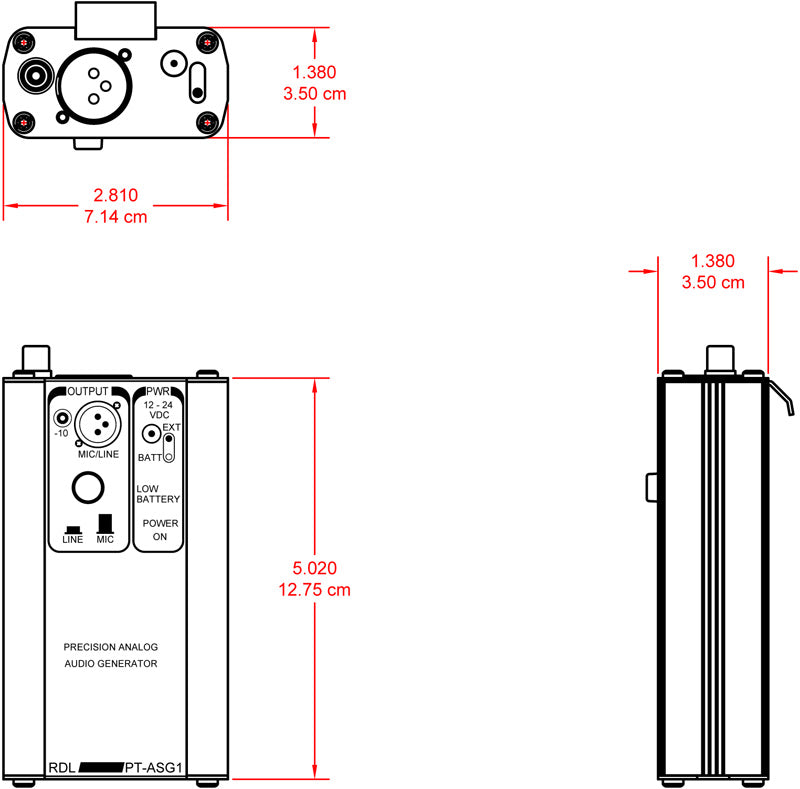 RDL PT-ASG1 signalgenerator