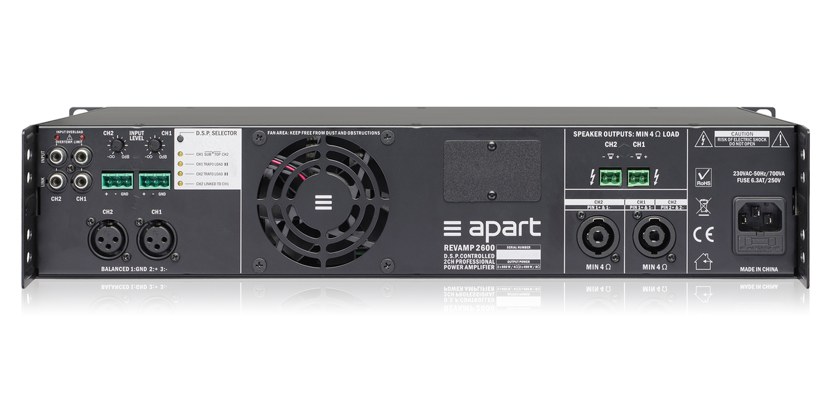 Biamp CN-REVAMP2600 effektforsterker