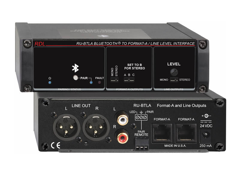 RDL BTLA – Bluetooth Audio Interface with Line Outputs