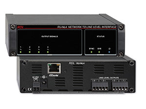 RDL RU-NL4P Dante grensesnitt