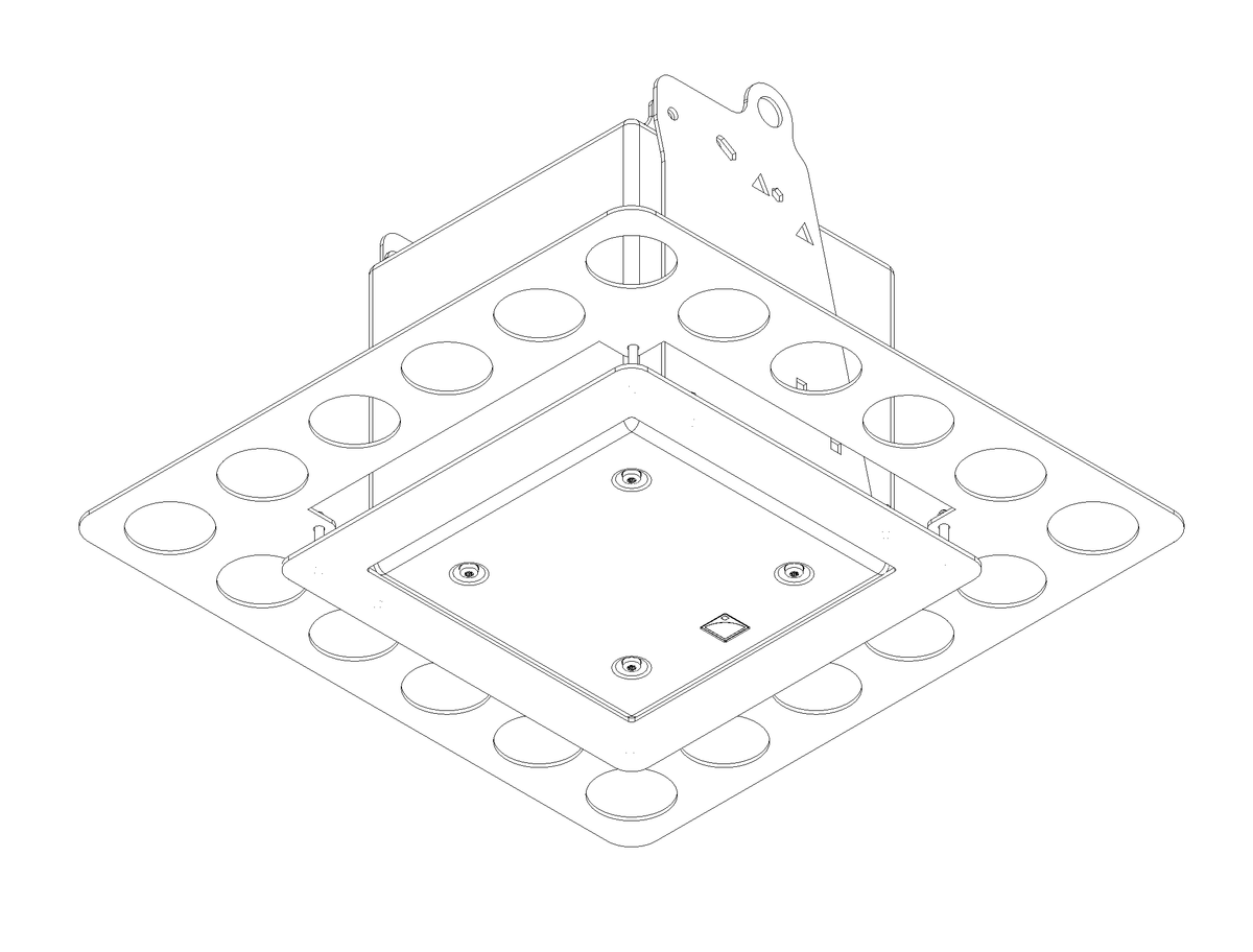Scandec 5XT-O20 monteringsbrakett sort