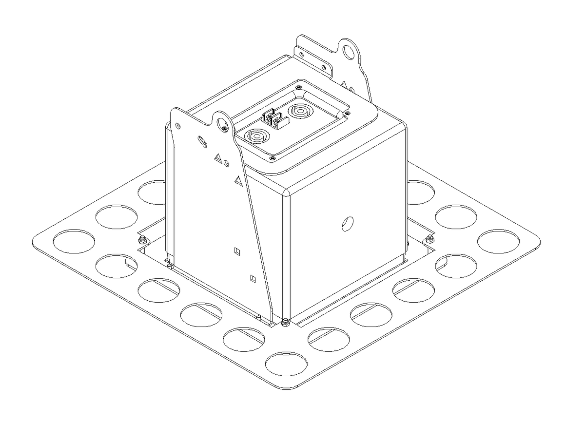 Scandec 5XT-O20 monteringsbrakett sort