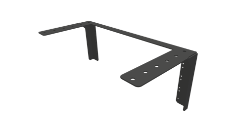 Brakett/rackskinne for vegg/tak 4U