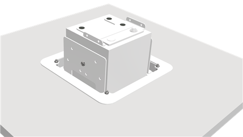 Innfellingsbrakett for L-Acoustics X4i, Hvit, under 20mm