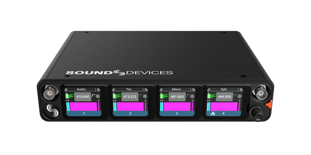 Sound Devices ARX8 – Wireless Receiver, 4-Channel, 1U Half-Rack