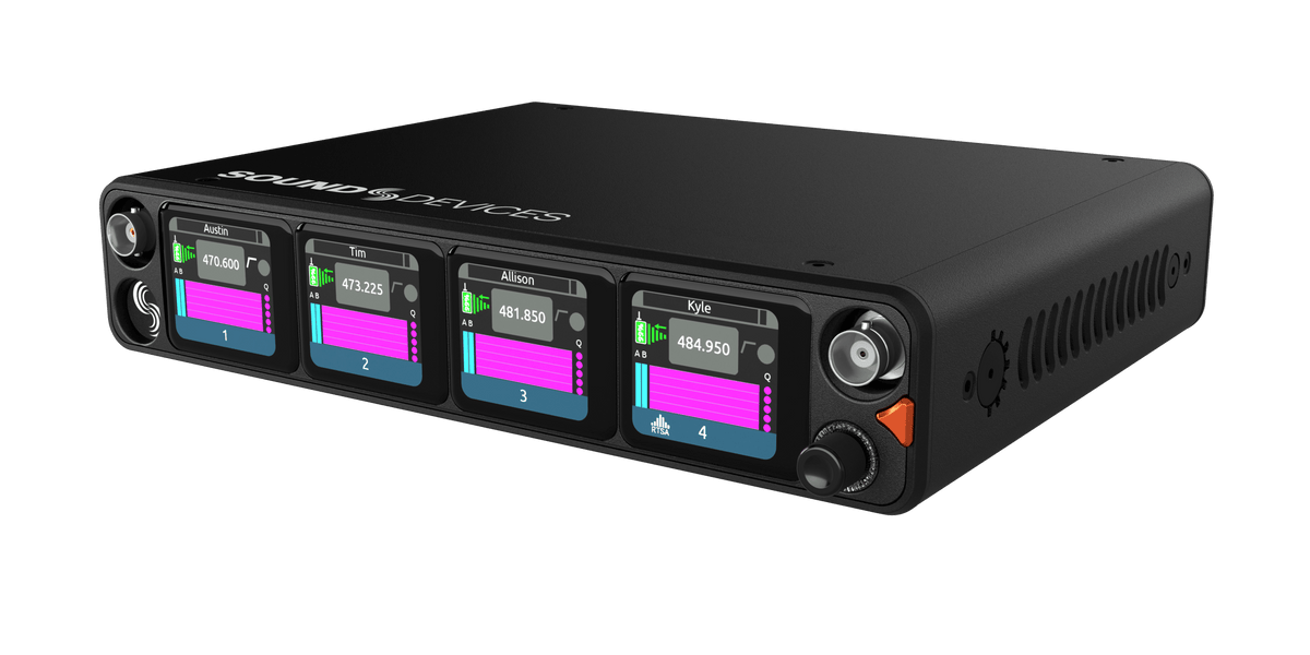 Sound Devices ARX8 – Wireless Receiver, 4-Channel, 1U Half-Rack