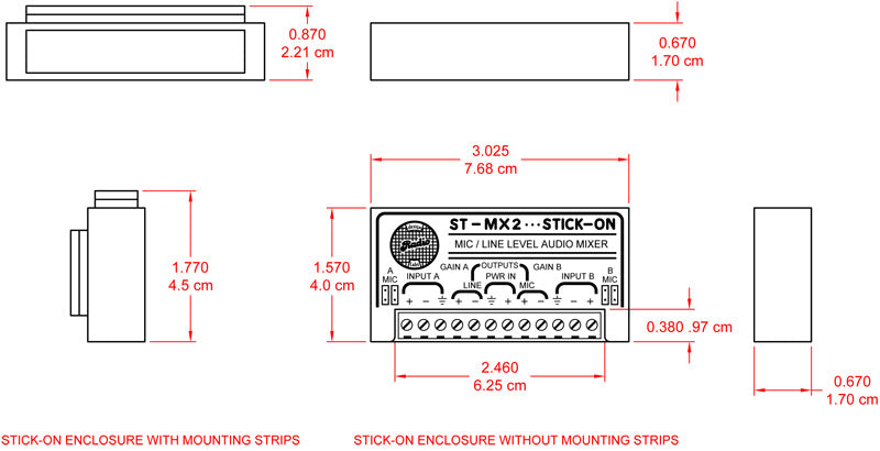 RDL ST-MX2 mixer