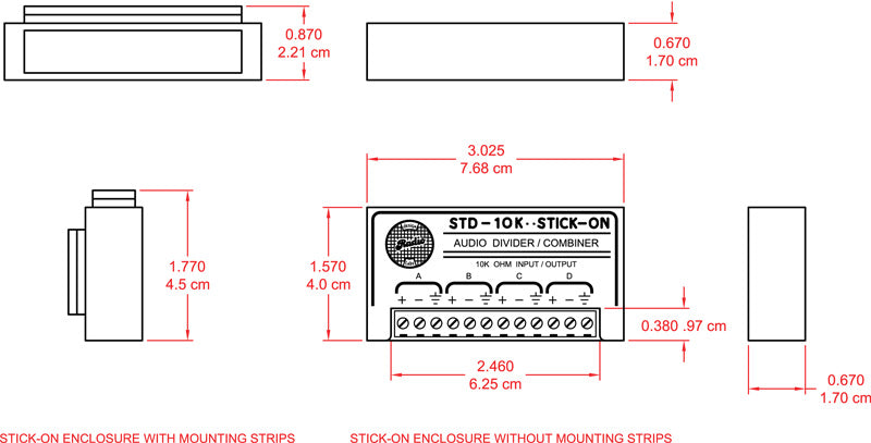 RDL STD-10K audio-deler