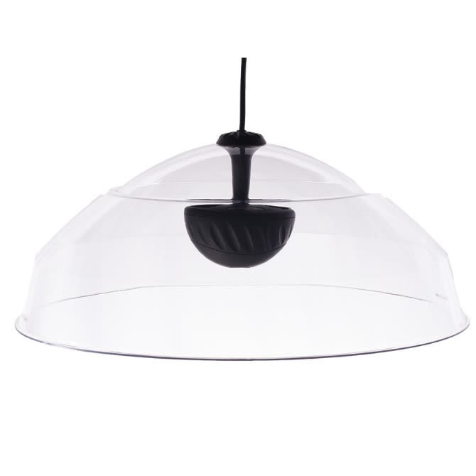 30" Stereo Dual-Parabolic SoundDome Speaker in Clear