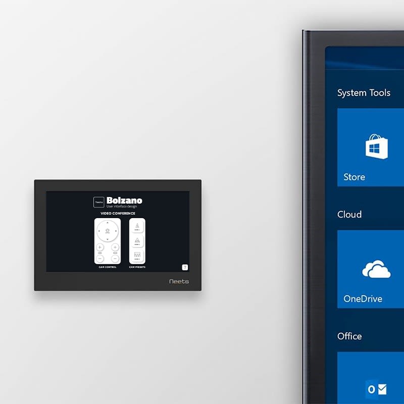 Apprimo Touch 7 Sort - 7" touch panel, Sort