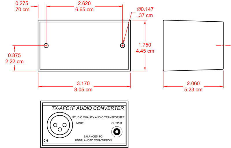 RDL TX-AFC1F audiotransformator