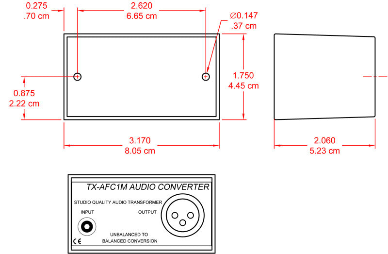 RDL TX-AFC1M transformer