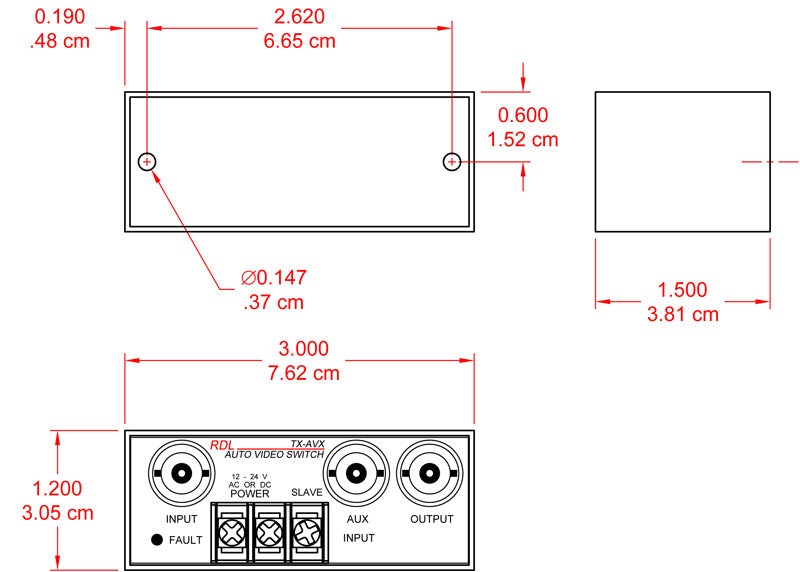 RDL TX-AVX videoswitcher