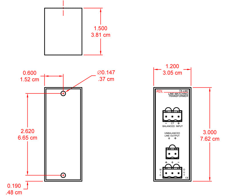 RDL TX-LM2 transformator