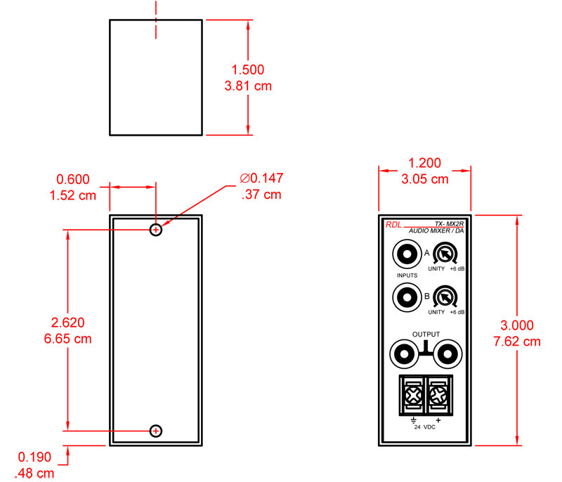 RDL TX-MX2R lydmikser DSP