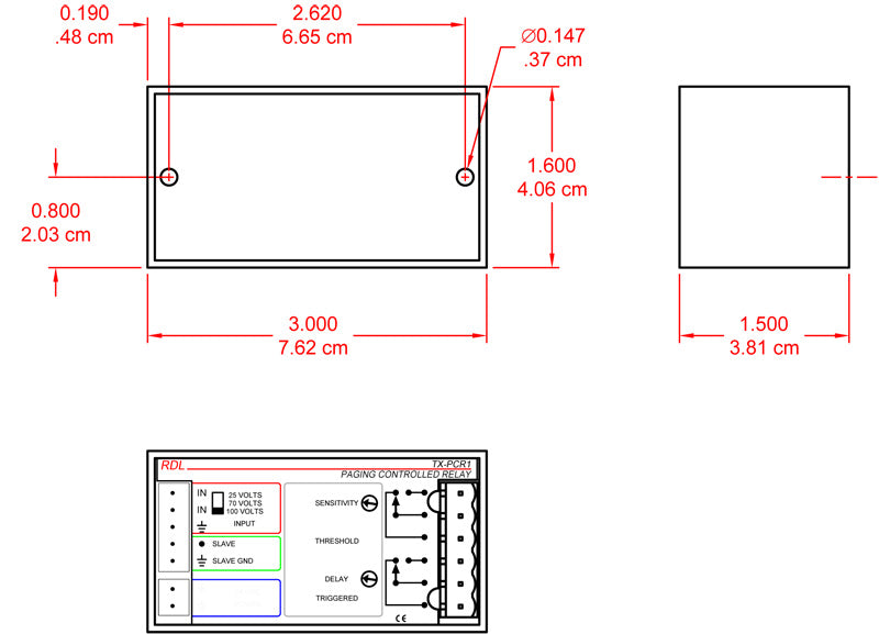 RDL TX-PCR1 signalprosessor