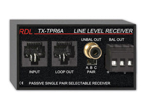 RDL TX-TPR6A twisted pair mottaker