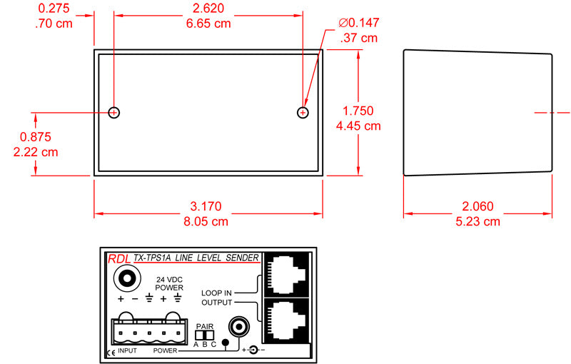 RDL TX-TPS1A twisted pair sender