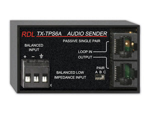 RDL TX-TPS6A twisted-pair sender