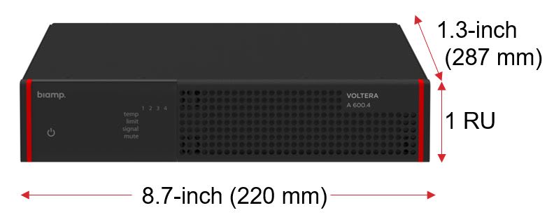 Forsterker 2-kanal, 300W analog