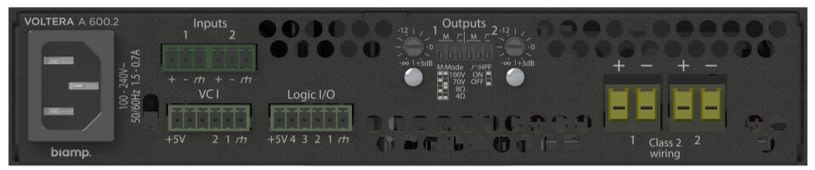 Biamp Voltera A 600.2 forsterker