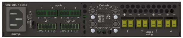 Biamp Voltera A 600.4 forsterker