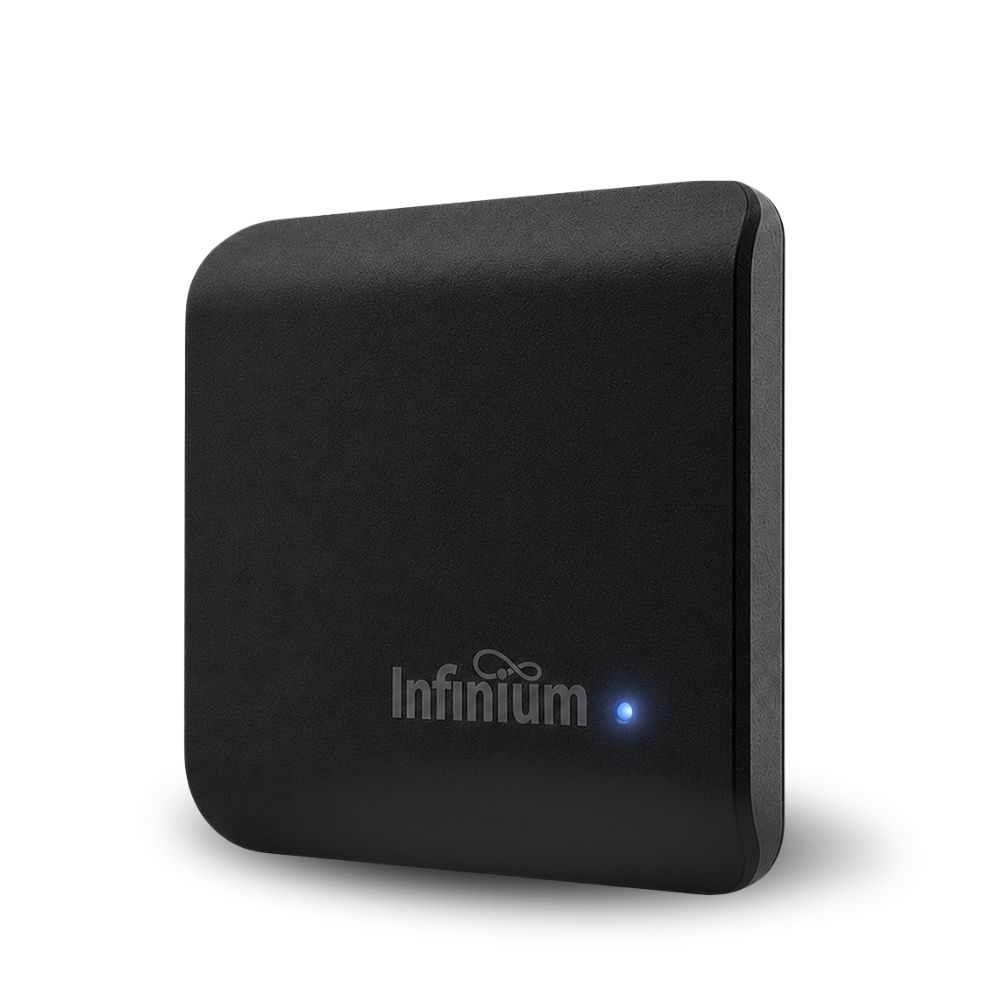 Auracast Infinium Dante - Ekstra Transmitter. Sort