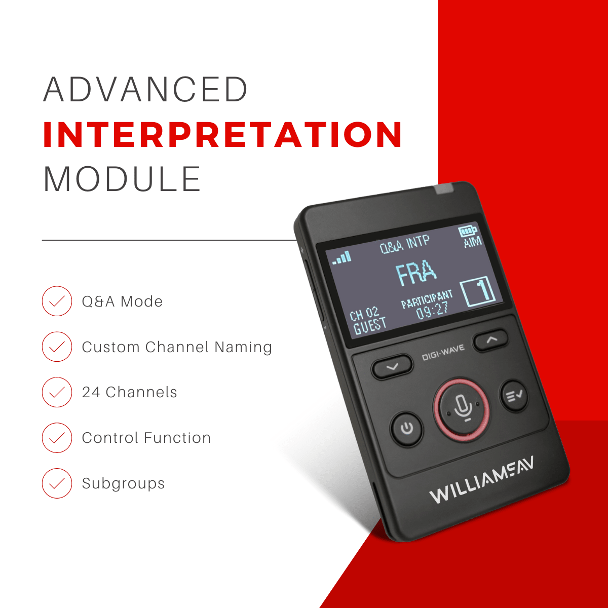 Williams Sound DLT 400-AIM trådløst system (WIL-DLT400-AIM)
