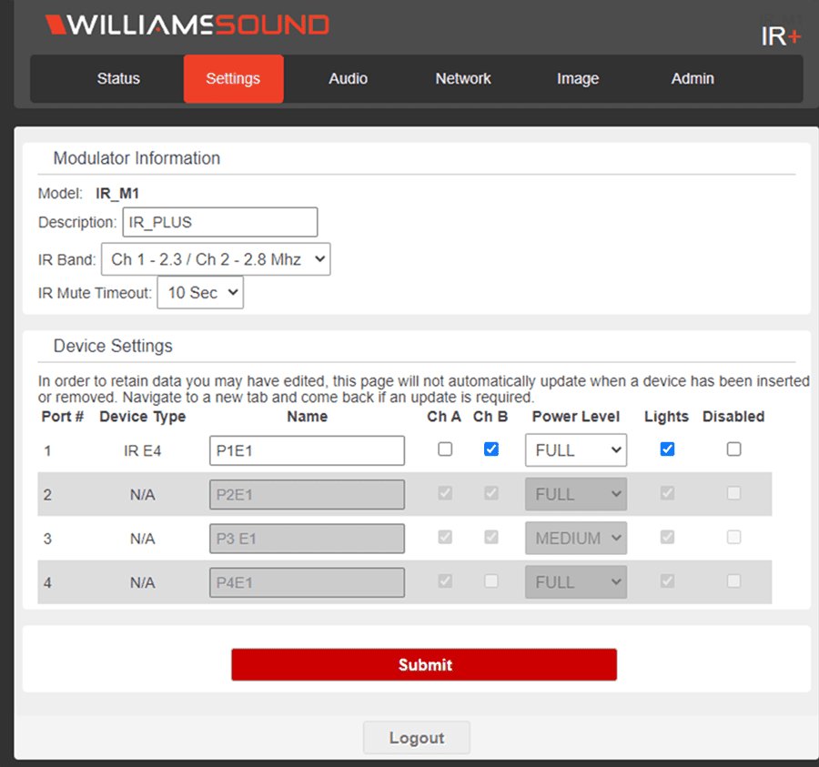 Williams Sound IR-ME1 hørselsslynge