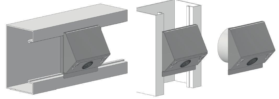 Neutrik WLXSBL-2ES veggplate