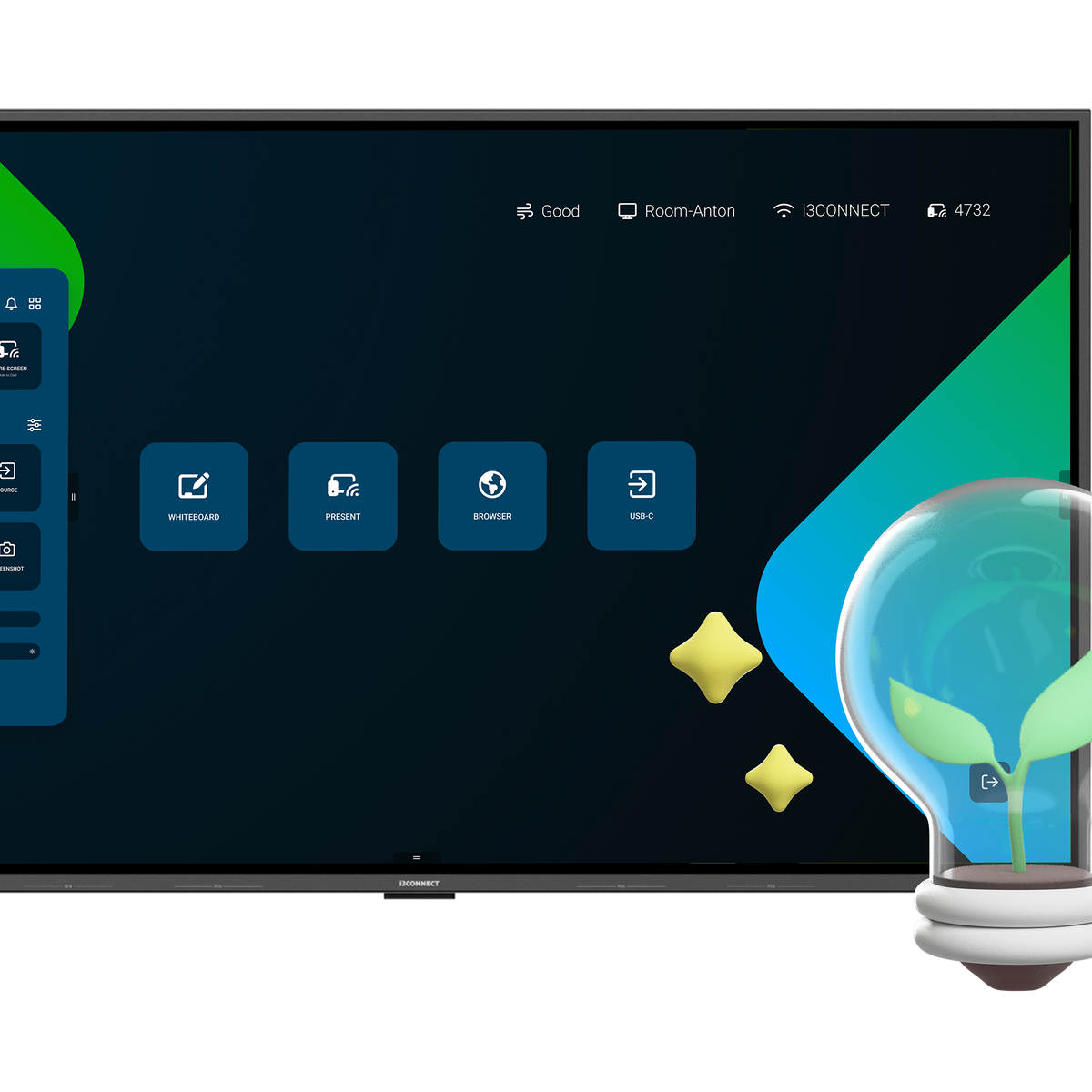 i3CONNECT Aspen 4 86" QLED