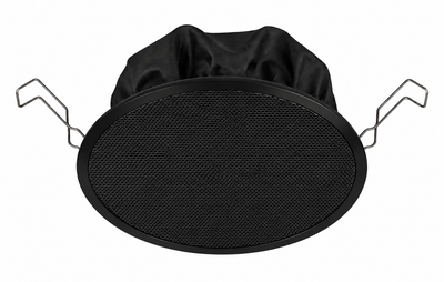 Høyttaler Passiv Innfelt Rund 5" 6W 100V Sort EN54-24
