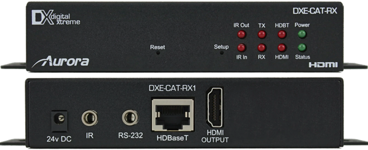 Aurora DXE-CAT-RX1-4K HDBaseT mottaker