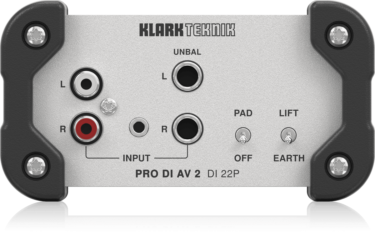 Klark Teknik DI 22P – Passive Stereo DI Box