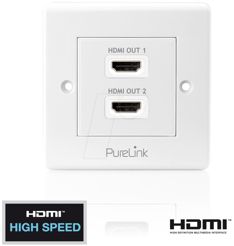 PureLink PI105 HDMI veggplate