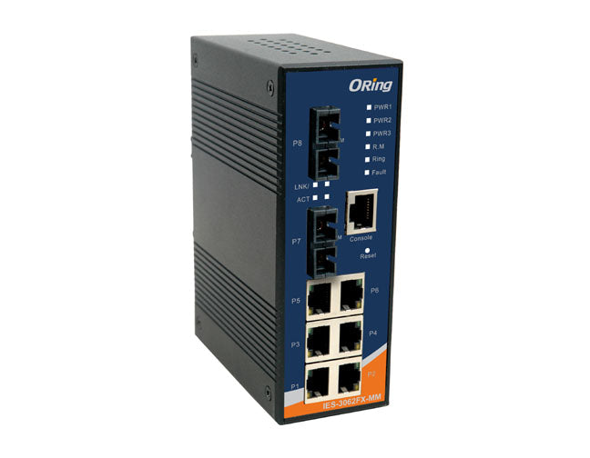 Oringnet EN54 – Ethernet Switch 6x100Mbps