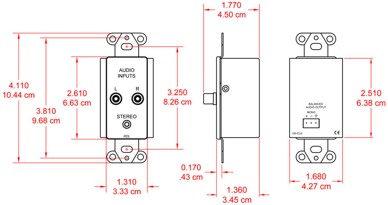 RDL CIJ3 tilkoblingspanel