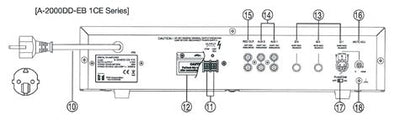 TOA A-2060DD effektforsterker