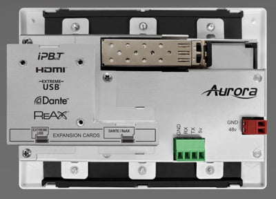 Aurora IPX-TC3A-WP3-F-Pro signaldistribusjon tilkoblingspanel sort