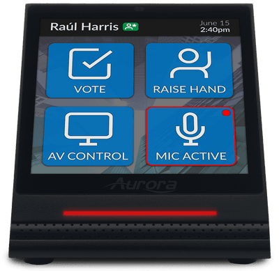 Aurora RXT-4D-B touchpanel