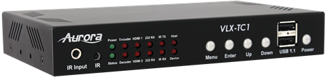 Aurora VLX-TC1-CF AV-over-IP transceiver