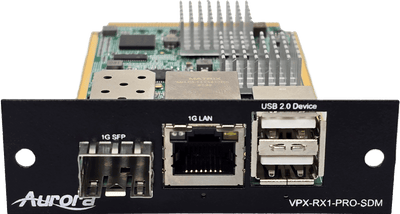 Aurora VPX-RX1-SDM AV-over-IP mottaker