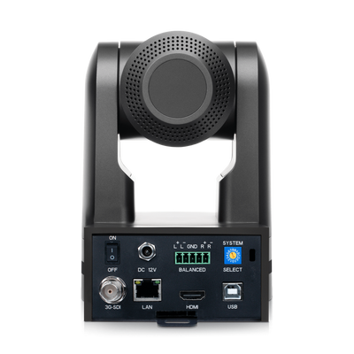 Kamera PTZ 4K30 Tracking 20x Zoom HDMI SDI USB IP Sort
