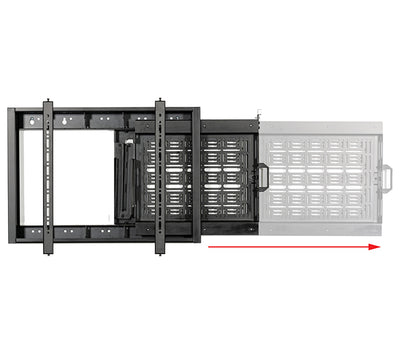 B-Tech BT7883-B skyveut AV-lagringsbrett