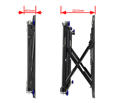 B-Tech Slimline videowall-feste sort